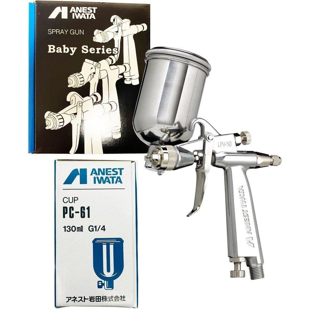 Anest Iwata LPH-50 Ultra Small Type Low Pressure Spray Gun - KHM Megatools Corp. Anest Iwata LPH-50 Ultra Small Type Low Pressure Spray Gun - KHM Megatools Corp.